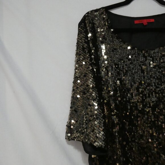 SWEET RAIN | medium | Glamorous Sequin Statement Top | NWOT - Picture 3 of 16